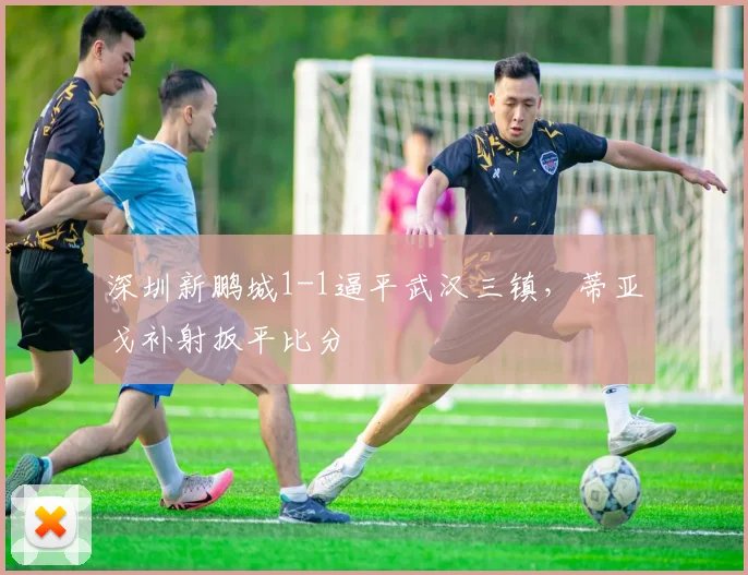 深圳新鹏城1-1逼平武汉三镇，蒂亚戈补射扳平比分
